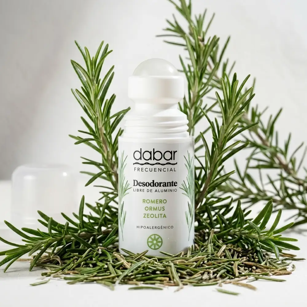 Desodorante libre de aluminio fragancia romero y Zeolita 50ml