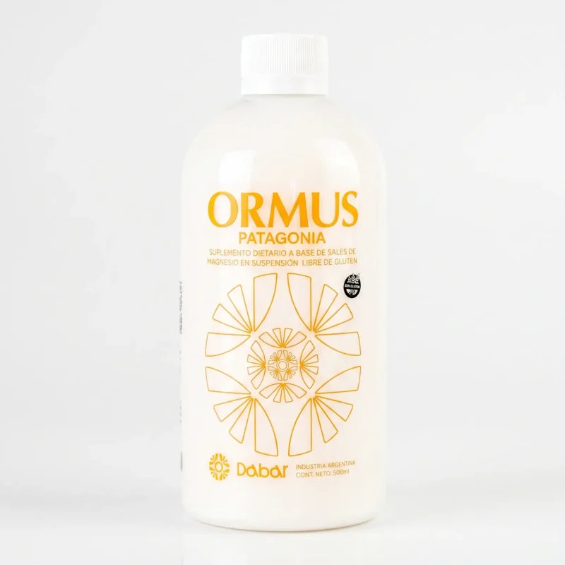 Una botella de Ormus Patagonia de 500ml. Industria Argentina.