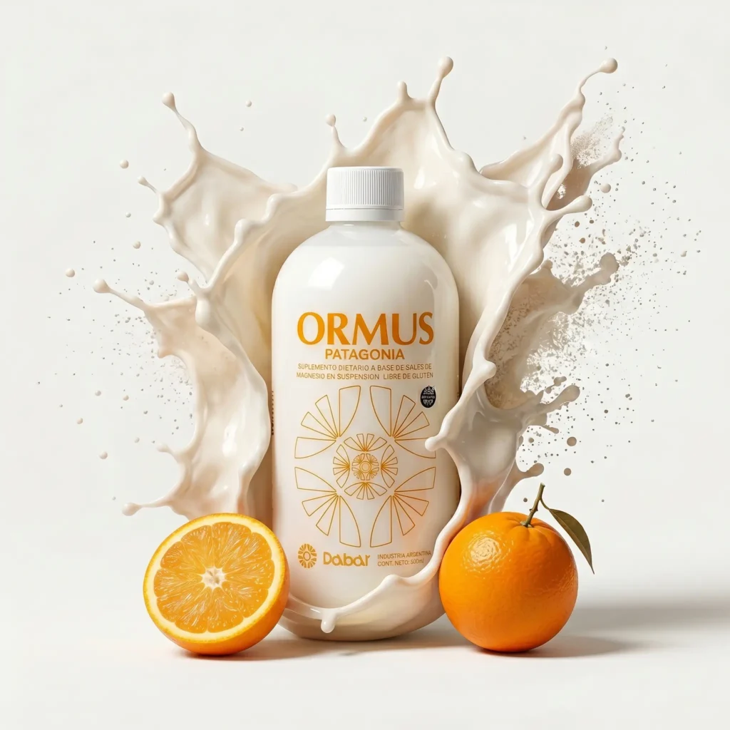 Ormus Patagonia de 500ml con naranjas