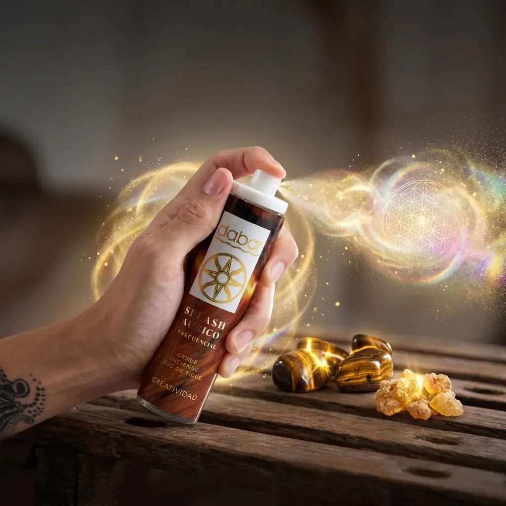 Splash Áurico Frecuencial para la Creatividad y la Inspiración (100ml) - Imagen 7