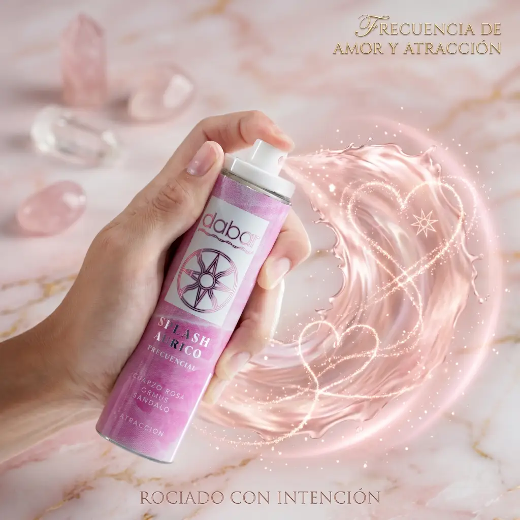 Rociando el Splash Áurico Frecuencial de atracción y amor