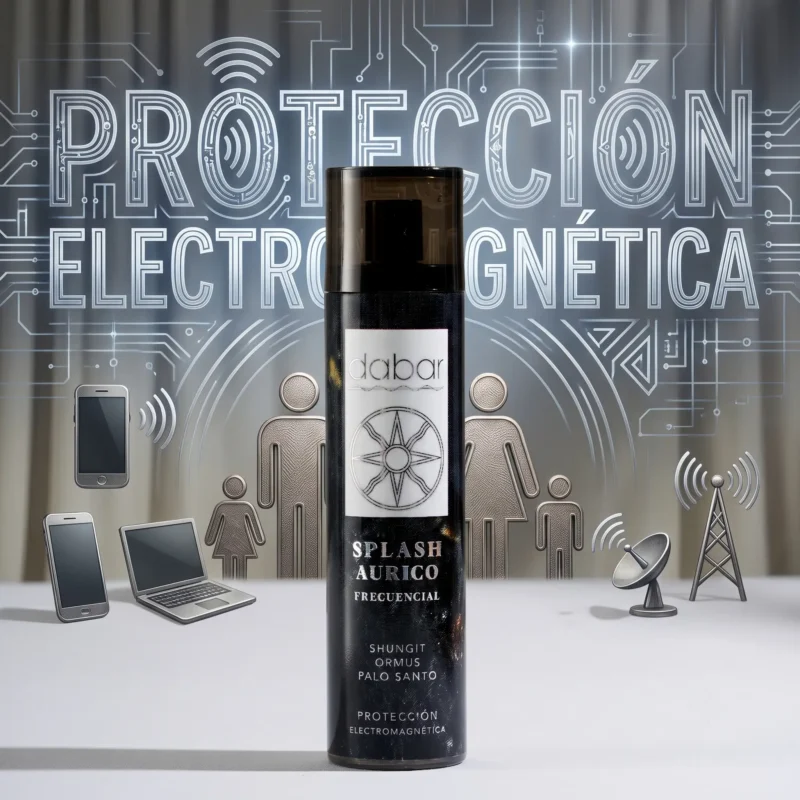 Presentación del Splash Áurico Frecuencial de Protección Electromagnética con mucha contaminación electromagnética de fondo